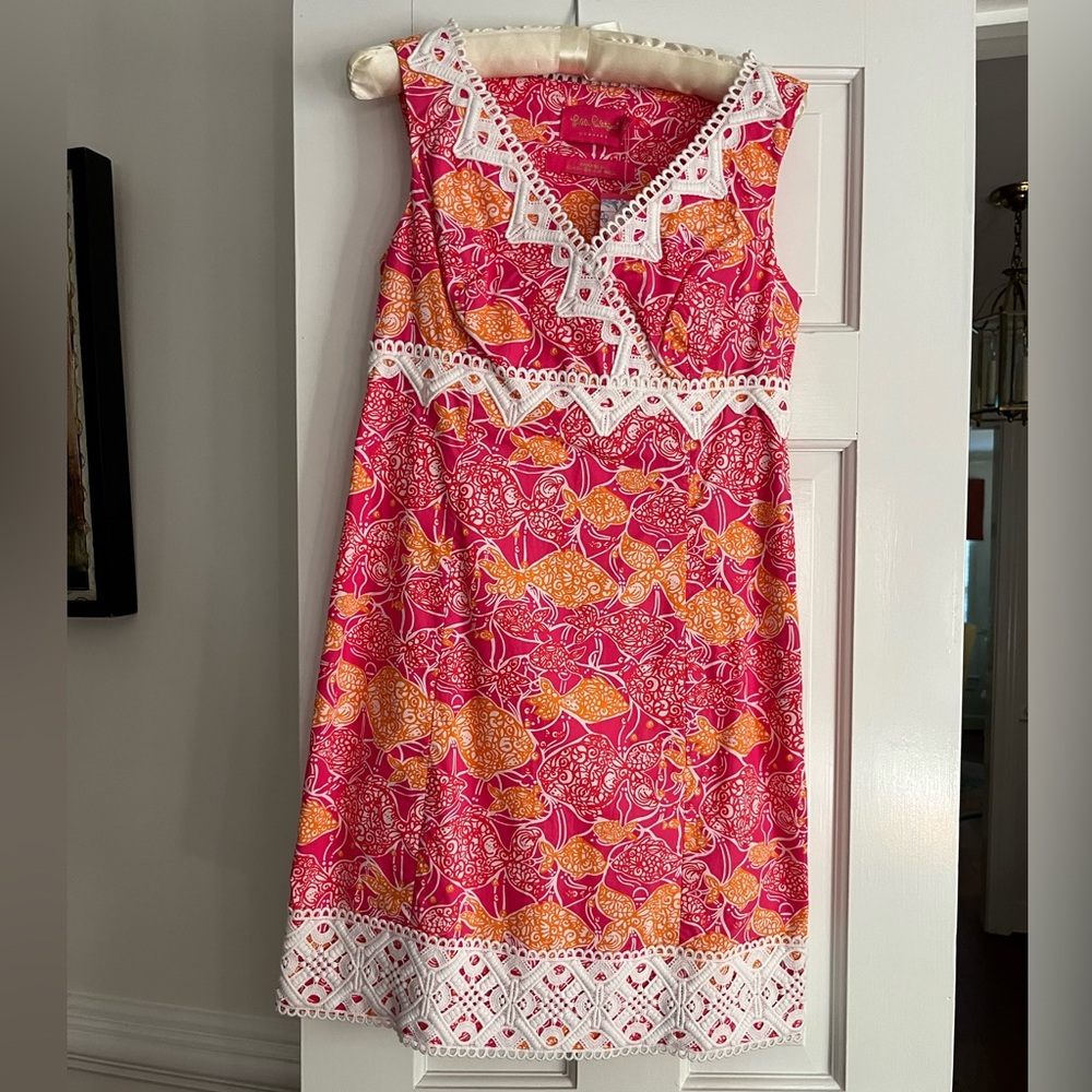 Lilly Pulitzer Jubilee collection 100% cotton & lined w/ embroidered, lovely NWT